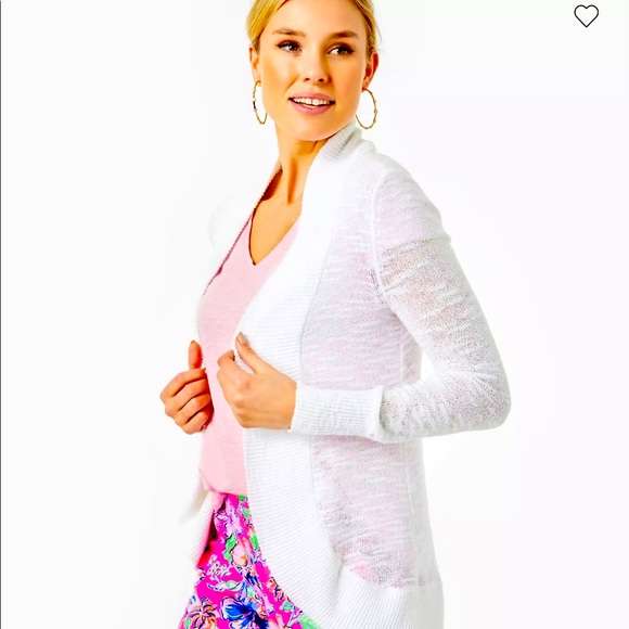 Lilly Pulitzer Sweaters - LILLY PULITZER AMELIA OPEN FRONT CARDIGAN, NEW